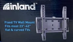 Inland Fixed Wall Mount Fits Most 23 - 42 Flat & Curved Tvs Max 66LBS Nib. Fixed Price $19.99.
