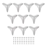 Uxcell 19X19X19MM Metal Box Corner Protectors Edge Guard Silver Tone. Fixed Price $14.24.