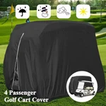 Waterproof Golf Cart Cover Zipper 4 Passenger Ez Club Yamaha Elastic Hem. Fixed Price $24.99.