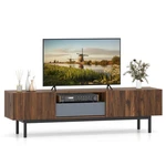 Stand For Up To 80" W/drawer Cable Hole Metal Legs Entertainment Center. Fixed Price $139.99.