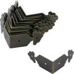 Antrader Vintage Corner Protector Metal Shaped Decorative Furniture Case Box. Fixed Price $10.45.