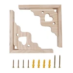 Antrader 2PCS Wooden Shelf BRACKETS,8" Wall Mount Natural Bracket,solid .... Fixed Price $35.65.