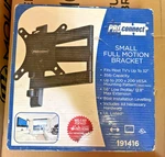 Pro Connect Small Full Motion Tv Bracket 191416 *sealed New In Box*. Fixed Price $17.00.
