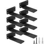 Hitomen 4-INCH Heavy Duty Floating Shelf Brackets Iron 8 Pack. Fixed Price $43.55.