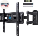 Full Motion Wall Mount For Most 26-65 Inch Flat & Curved Tvs Up To 77 Lbs, Ad. Fixed Price $44.24.