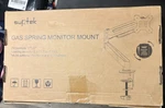 Suptek Gas Spring Monitor Mount Arm 17"-27" Vesa 75/100 Full Motion Desk Clamp. Fixed Price $11.00.