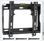 Bontec Tilting Tv Wall Mount For Most 17-45 Inch Model 110SB Black. Fixed Price $28.12.