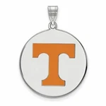 Ss Of Tn Letter Xl Enameled Disc Pendant. Fixed Price $163.82.