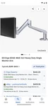 Ergo Edge Max Heavy Duty Single Monitor Arm. Fixed Price $110.00.
