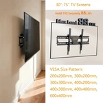 Premium Low Profile Wall Bracket Tilting Flush Mount For 30"-75" Tvs. Fixed Price $19.91.