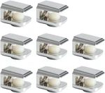 Alise 8PCS Glass Shelf Brackets,adjustable Clamp For Shelves,wall Mount. Fixed Price $23.07.