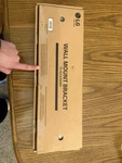 Lg Flat/fixed Wall Mount Bracket Silver AV69397113 Tv Accessory. Fixed Price $37.00.