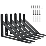 Kersally 8 Inch Shelf Brackets, 6 Pack Heavy Duty For Shelves, 90 .... Fixed Price $32.92.