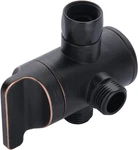 Arm Diverter Valve For Hand Held Showerhead Fixed Spray 3-WAY. Fixed Price $20.98.
