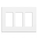 15PCS 3 Gang Screwless Snap On Decorator Wall Plate White. Fixed Price $34.99.