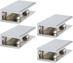 Alise Glass Shelf Adjustable Shower Brackets,heavy Duty Rectangle Clamp. Fixed Price $21.31.