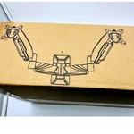 Mount Pro Dual Monitor Wall PR7008 Gas Spring Full Motion Arms Black. Fixed Price $49.00.