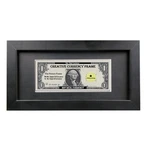 Creative Wooden Picture Frames 4X9 Inch Black Dollar Bill With Matting.... Fixed Price $21.98.