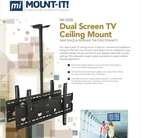 Double Tv Ceiling Mount. Rotating And Tilting Mount-it. Fixed Price $74.00.