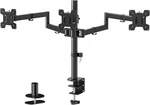 Wali Triple Monitor Mount, Three Desk Fits 18 Inch Tall, Black. Fixed Price $109.87.