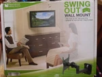 Premier Mounts Swing Out Wall Fits Most 15IN To 37IN Tvs. Easy Install. Fixed Price $40.00.