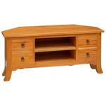 Tv Cabinet Natural 39.37 15.94 18.11 Solid Mahogany Wood Vidaxl. Fixed Price $287.99.