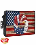 Decorlovee 48-50 Inch Tv Cover Blue Red Flag. Fixed Price $66.99.