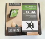 Sanus Vuepoint Full-motion Tv Wall Mount Model: F107C 13-32". Fixed Price $35.00.