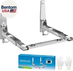 Universal Stainless Steel Microwave Oven Wall Mount Bracket With Removable Hooks. Fixed Price $39.57.
