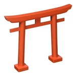 Kamidananosato Red Inari Shrine Torii Gate Wooden Miniature 16CM New. Fixed Price $37.53.