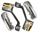 Qsc Performance Led Chrome Hood Mirrors Door Covers Set Kenworth T680. Fixed Price $428.85.