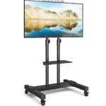 Tavr Tall Rolling Stand Cart With Wheels For 32 To 85 Inch Flat Panel. Fixed Price $83.72.