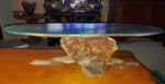 Tree Table Bonsai Stand Handmade 31X9X9" Zen Koi Decor Accent Cottagecore. Fixed Price $109.95.
