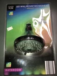 Easy Home Led Wall Mount Showerhead Seven Different Colors Three Function.... Fixed Price $19.99.
