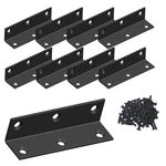Bracket,heavy Duty Corner Brace,stainless Steel Bracket,black Large .... Fixed Price $17.09.