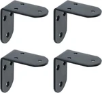 4PCS Shelf Brackets Black, Stainless Steel Floating Corner Bra.... Fixed Price $25.19.