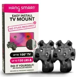 Wall Mount No Stud 19-100 Inch 150LB Capacity HSTV100 Black Led Hangsmart. Fixed Price $74.99.