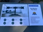 Doublesight Displays DS-232STB Dual Monitor Free Standing Flex Desk. Fixed Price $99.00.