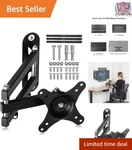 Full Motion Wall Mount For 15-32 Inch Tvs Fast One-person Installation. Fixed Price $22.99.