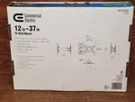 Commercial Electric Full Motion Tv Wall Mount 12"-37" New. Fixed Price $15.00.