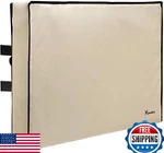 Garnetics 24IN Outdoor Tv Cover Waterproof Weatherproof Smart Shield Beige. Fixed Price $33.67.