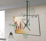 Barkan Tv Ceiling Mount, 29" 65" Full Motion-up To 88 LBS-(3500B). Fixed Price $52.99.