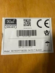 Wall Smart 10-01-581 Retrofit Bezel C4 T3 7" Black. Fixed Price $100.00.