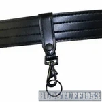 Perfect Fit Leather Key Strap Belt Keeper Swivel Ring - Black. Fixed Price $14.95.