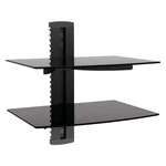 Megamounts Tempered Glass Double Shelf Single Stud Wall. Fixed Price $61.61.