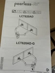 Peerless-av LCT620AD/LCT620AD-G Dual Monitor Desk Mount Arm 10-29IN Vesa Black. Fixed Price $125.00.