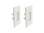 Sanus In-wall Cable Management Kit 2 Brush Plates White. Fixed Price $21.99.
