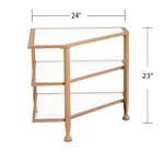 Sei Furniture Jaymes Corner Tv Stand, Reduced Price 2172787016 MS5724. Fixed Price $130.00.