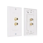 Cable Matters 2-PACK 2-PORT Tv Wall (coax Plate) In White. Fixed Price $18.48.