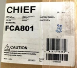 Chief FCA801 Fusion 14" Above/below Shelf. Fixed Price $40.19.